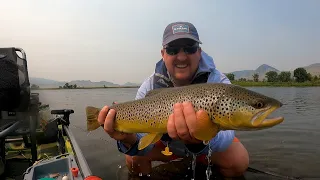 Missouri River Fishing from the Kayack