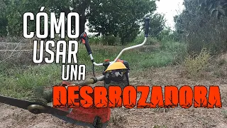 CÓMO USAR UNA DESBROZADORA CORRECTAMENTE (paso a paso) [IRONBOX]