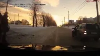 Видео подборка зимних ДТП