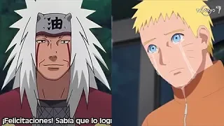 Jiraiya felicita a Naruto por convertirse en Hokage - Naruto Shippuden/Boruto