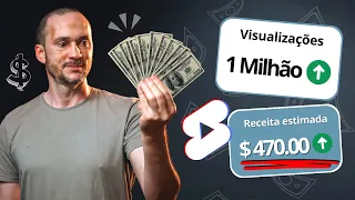 💲 Quanto ganhei com 1 MILHÃO de Visualizações no YouTube Shorts?