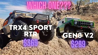 Redcat Gen 8 V2 vs Traxxas TRX4 Sport RTR