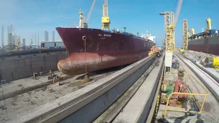 N-KOM: LPG Carrier Al Wukir Dry-docking at Qatar's Shipyard