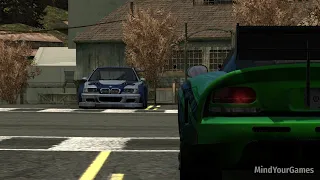 Need For Speed Most Wanted Remastered 2023 (BMW M3 GTR vs Blacklist 4) 4K 60FPS