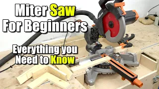 Miter Saw For Beginners | Everything You Need To Know