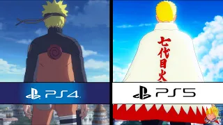 Naruto Shippuden Storm 4 RTB: PS5 Vs PS4 - Graphics, FPS, Loading Times Comparison Gameplay (4K)