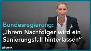 Vereinbarte Debatte zur Si­tuation in Deutsch­land: Rede von Alice Weidel (AfD) am 07.09.21