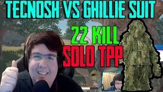 Tecnosh Vs Ghillie suit - PUBG Rank 1 22 Kill Solo TPP (Playerunknown's Battleground)