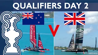 35th America's Cup LV Qualifiers Race 11 NZL vs. GBR | AMERICA'S CUP
