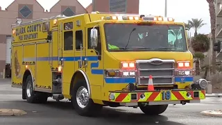 Clark County Fire Dept. *NEW* Engine 18 Responding