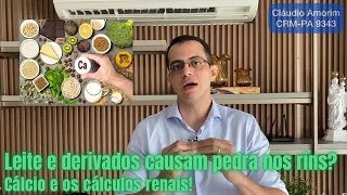 Tenho pedra nos rins, devo evitar alimentos com cálcio (leite, queijo, derivados)? [Cálculos renais]