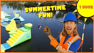 Handyman Hal Adventures Water Park Fun Videos for Kids