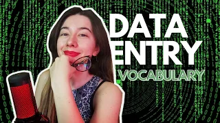 English Vocabulary | DATA ENTRY  ep.2