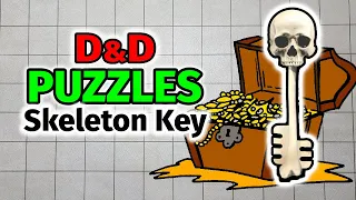 Skeleton Key D&D Puzzle - Locked Treasure Chest Puzzle - Dungeons & Dragons #dnd