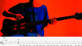 Supermassive Black Hole — Muse — Bass cover with tabs (4k)