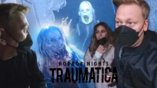 SEID ihr noch GANZ SAUBER?! 😂 KNOSSI & LIA bei den HORROR NIGHTS - TRAUMATICA! 🎃