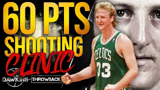 Larry Bird Career-High 60 Points Was So NASTY The Hawks Players Cheered Him | March 12, 1985