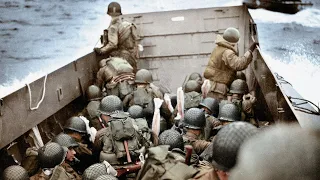 The First Man Ashore on Omaha Beach, D Day