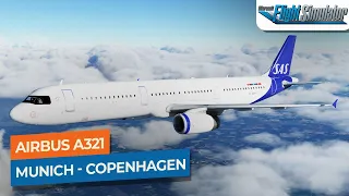 [MSFS] Munich to Copenhagen Kastrup - Airbus A321 SAS｜Drawyah