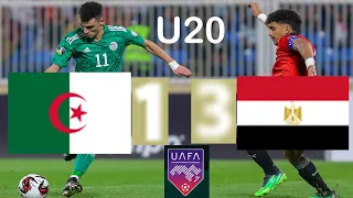 Algérie 1-3 Egypte Arab Cup U20 2022 🔥 كأس العرب -20 سنة/ الجزائر 1 - 3 مصر