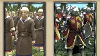 Medieval II: Total War 1vs1: Казаки с мушкетами vs Рыцарская пехота