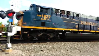 CSX SLUG Sandwiched Between 2 Geeps! Also: B&O Heritage Unit, Rare CSX Dash 9 Unit + More Trains!