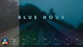 How to get the Moody Blue Hour Look | Davinci Resolve Color Grading Tutorial