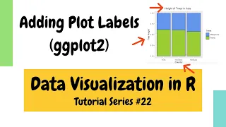Plotting in R using ggplot2: Adding plot labels (Data Visualization Basics in R #22)