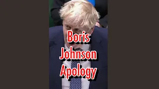 Boris Johnson Apology