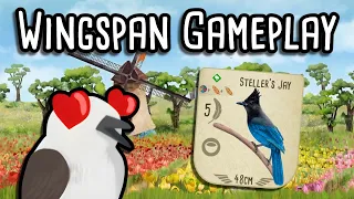 Wingspan Gameplay | A Steller Performance! | 3 player tournament game