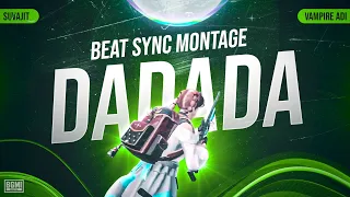 Da Da Da ( Mikis Remix ) [TikTok Remix] 🥵🔥 || Bgmi Beat Sync Montage || Trending || Adi X Suvajit 🔥