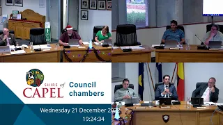 December 2022 Ordinary Council Meeting | Shire of Capel