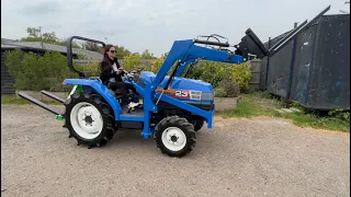 Compact Tractor & Front Loader  ISEKI GEAS23 #iseki #farming #tractor #compacttractor #agriculture