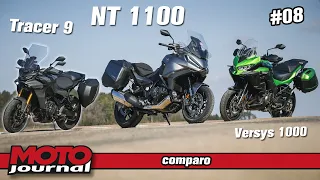 COMPARO#08 - Honda NT 1100, Yamaha Tracer 9 GT, Kawasaki Versys 1000 standard