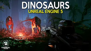 Best Dinosaur Games in UNREAL ENGINE 5 with REALISTIC GRAPHICS coming out in 2023 and Beyond