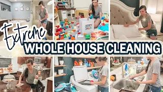 EXTREME WHOLE HOUSE CLEAN WITH ME | CLEANING MOTIVATION | SHELBY MARYBETH
