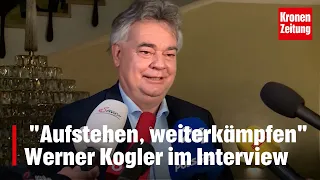 Werner Kogler (die Grünen) "Aufstehen, weiterkämpfen"