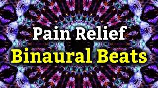 Pain Relief, Relaxation | Pure Delta Binaural Beats | Black Screen | No Music