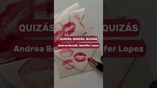 Испанский по песням 🎶 Quizás, quizás, quizás (Andrea Bocelli, Jennifer Lopez)