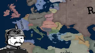 HOI4: What if WW1 Never Happened? - AI Only Timelapse