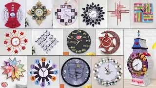 27 Handmade DIY Wall Clock Making From Waste Items !!!