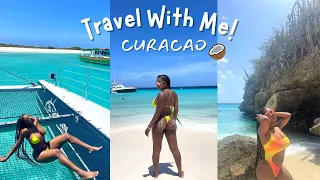 CURACAO TRAVEL VLOG | Relaxing on the Beach, Boat Ride, Partying with Locals & More!