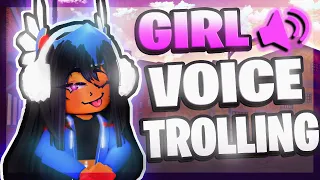 GIRL VOICE TROLLING in DA HOOD Voice Chat! (FUNNY 🤣)