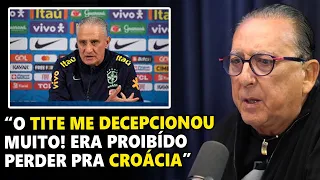 GALVÃO BUENO CRITICA TITE E SELEÇÃO BRASILEIRA NA COPA