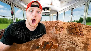 I Filled My School Bus With Chocolate!