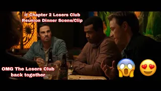 IT CHAPTER 2 LOSERS CLUB REUNION DINNER SCENE/CLIP-REACTION