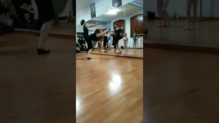 Урок характерного танца в испанской школе балета 1
