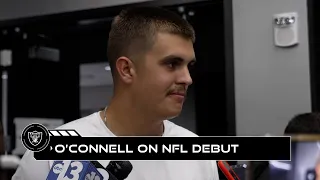 Aidan O’Connell on His Preseason Debut: ‘It Was a Lot of Fun To Be Out There’ | Raiders | NFL