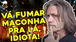 IRON MAIDEN: BRUCE DICKINSON RECLAMA DE MACONHA NO SHOW