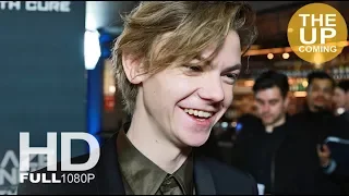 Thomas Brodie-Sangster goodbye interview at Maze Runner: The Death Cure premiere